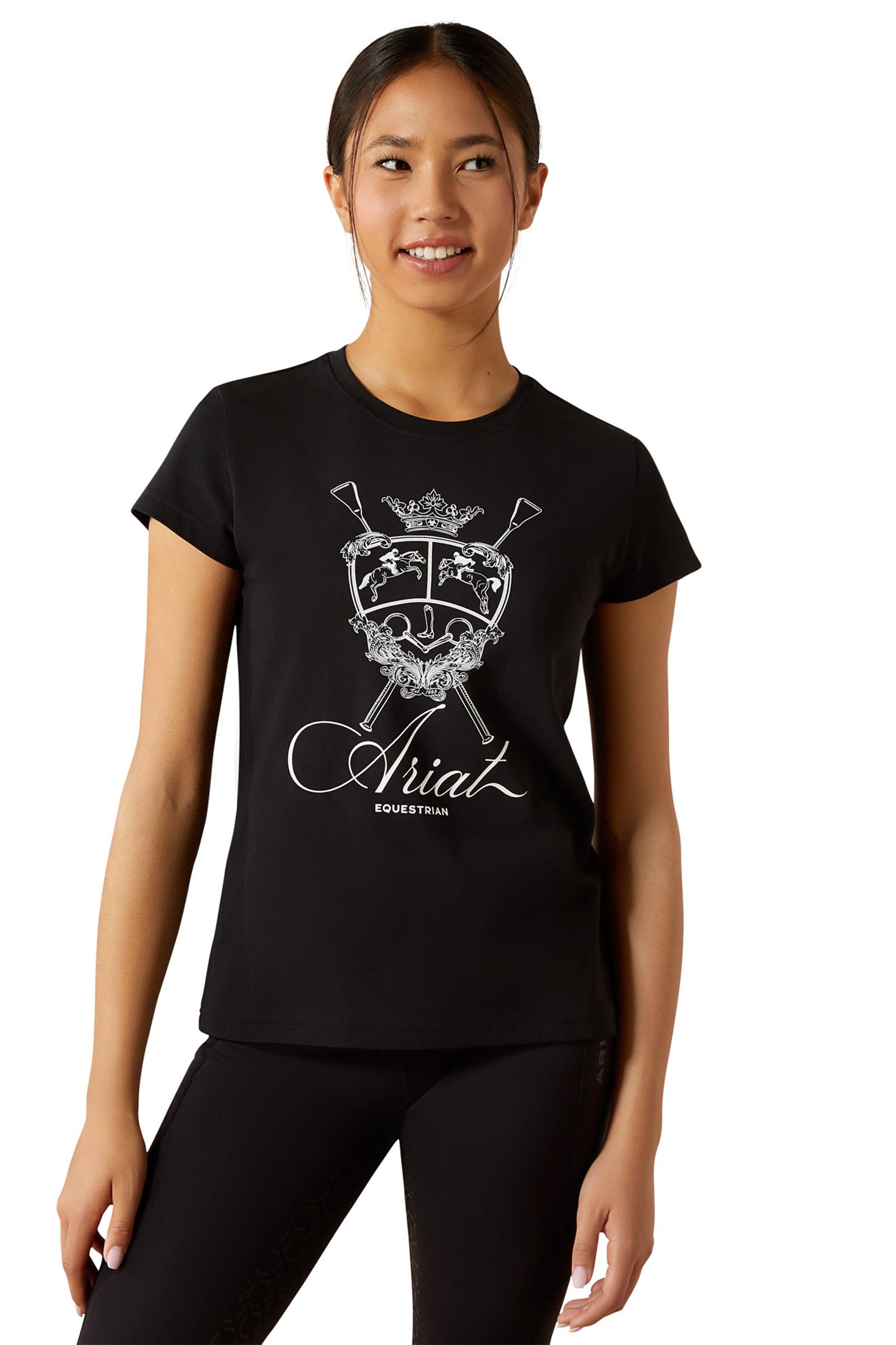 Ariat Ritzy Logo maglietta a maniche corte per bambini