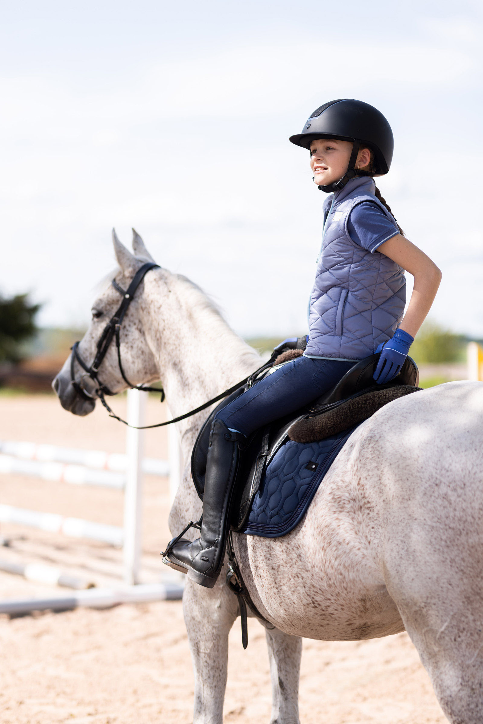 Horze Selina Gilet da equitazione per bambini