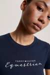 T-shirt Tommy Hilfiger Equestrian Brooklyn a maniche corte con motivo