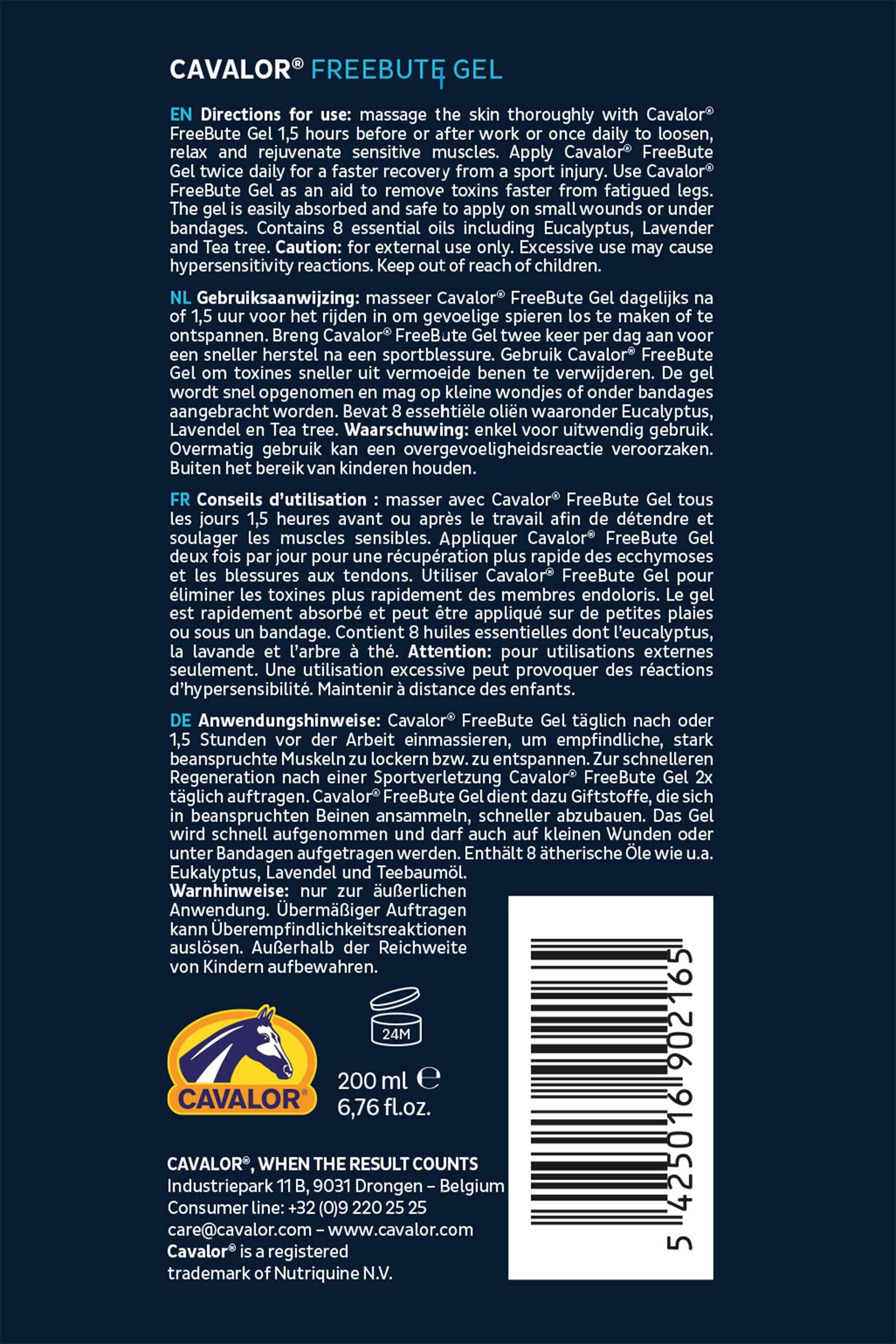 Cavalor Freebute Gel 200ml