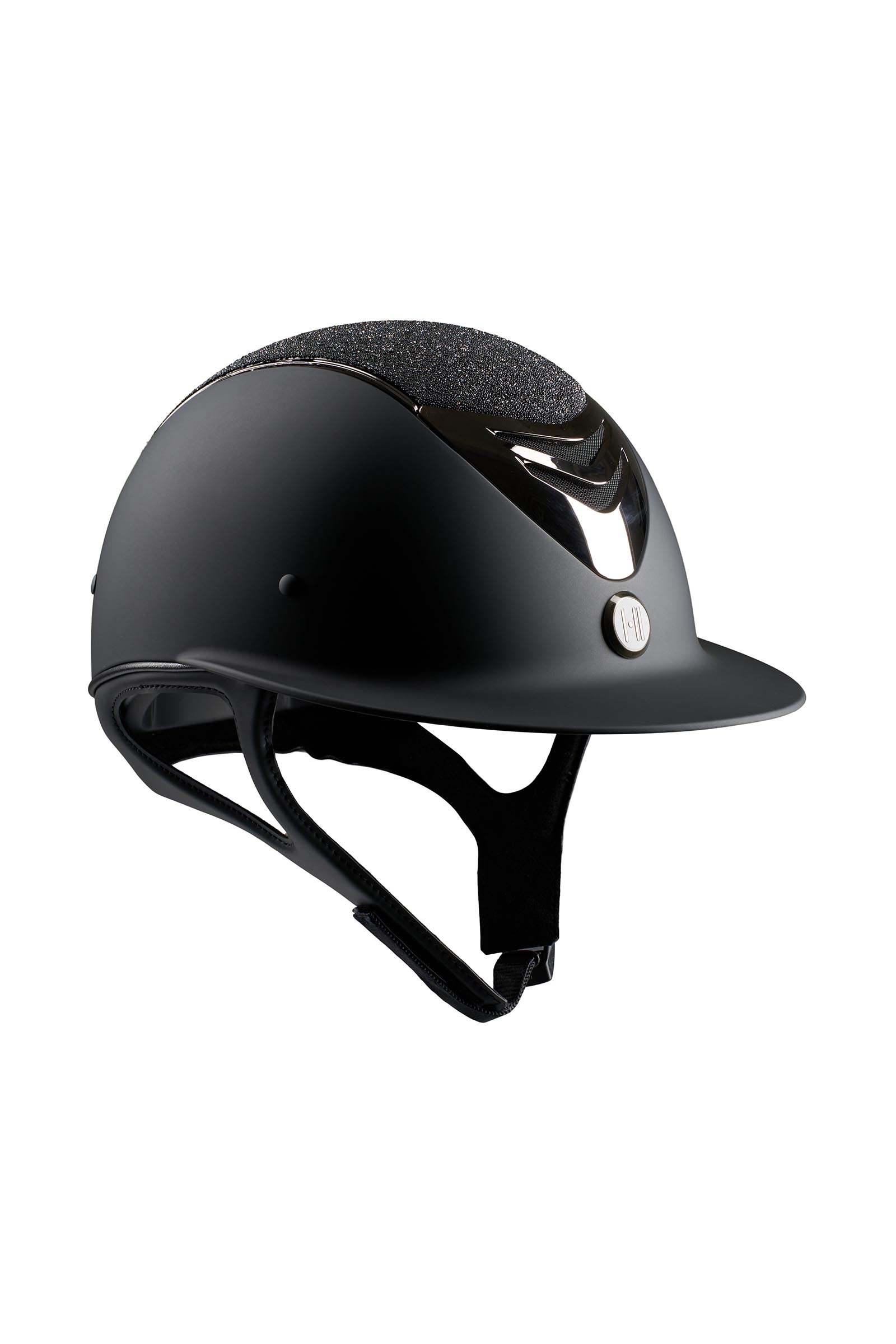 OneK Avance Matt Glitter Chrome Casco da equitazione