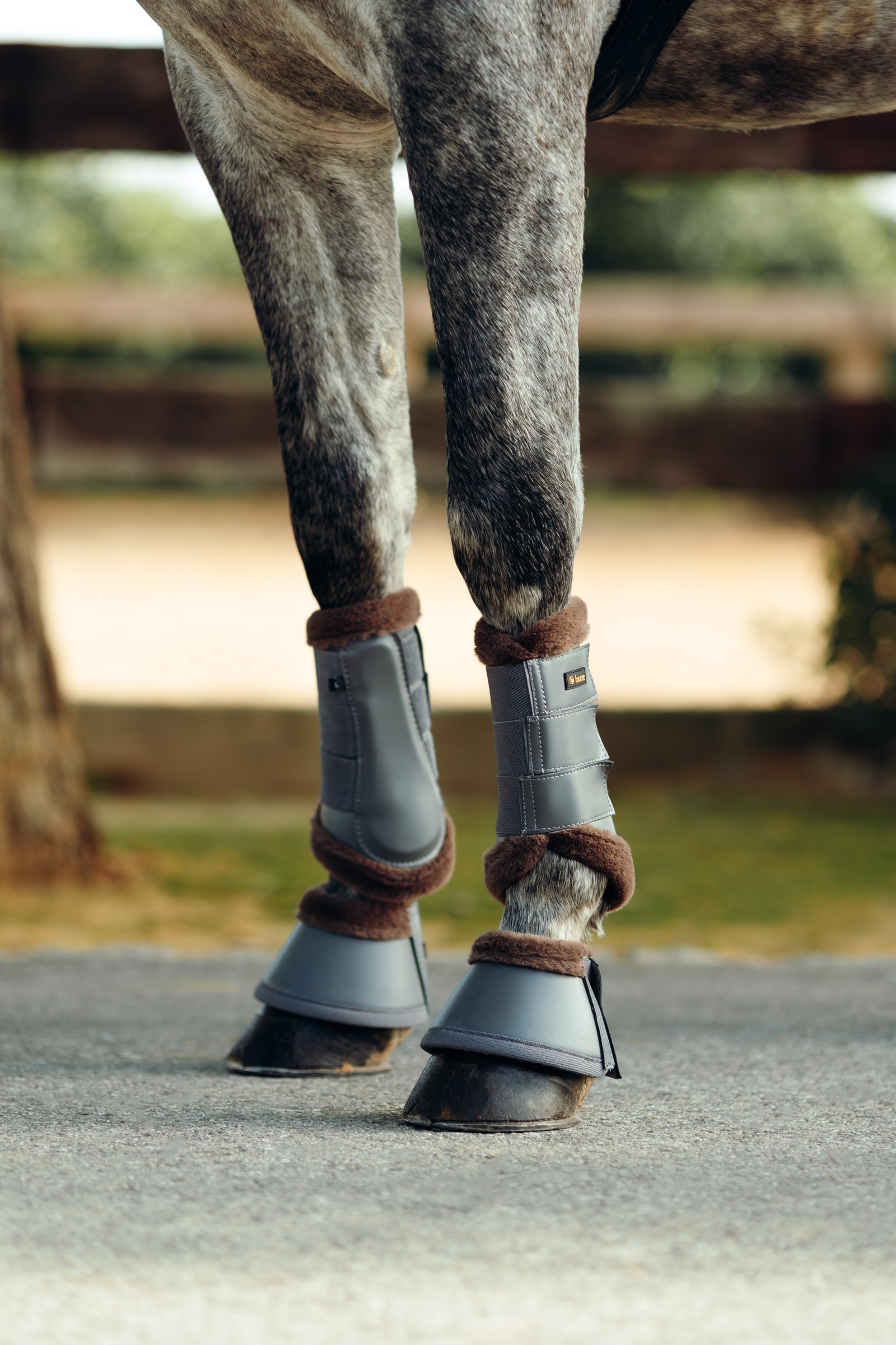 Horze Houston Stivali da lavoro con pelliccia sintetica