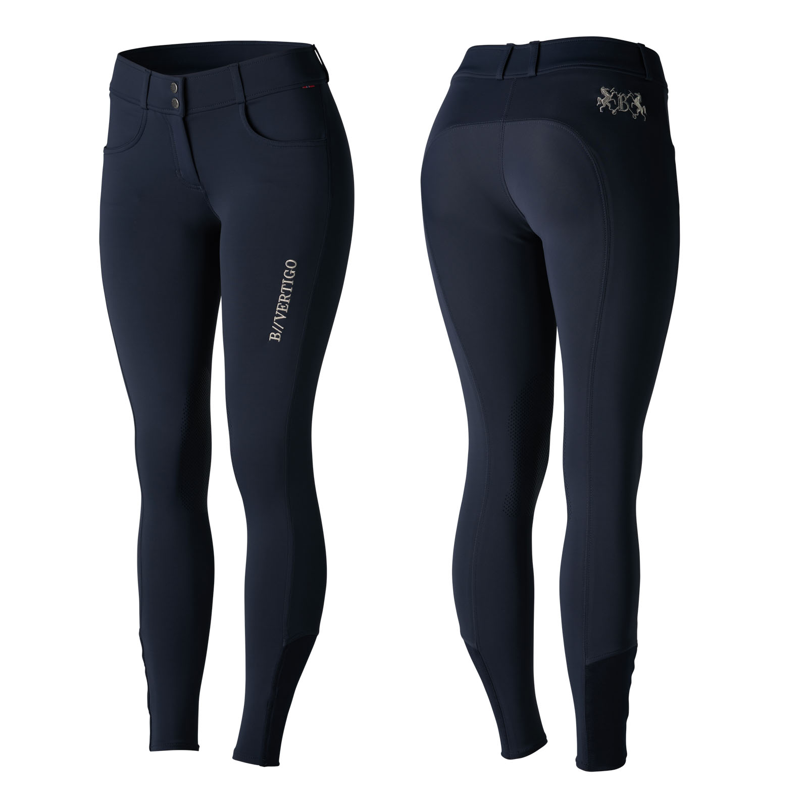 B Vertigo Megham Pantaloni da equitazione con toppa al ginocchio in silicone da donna
