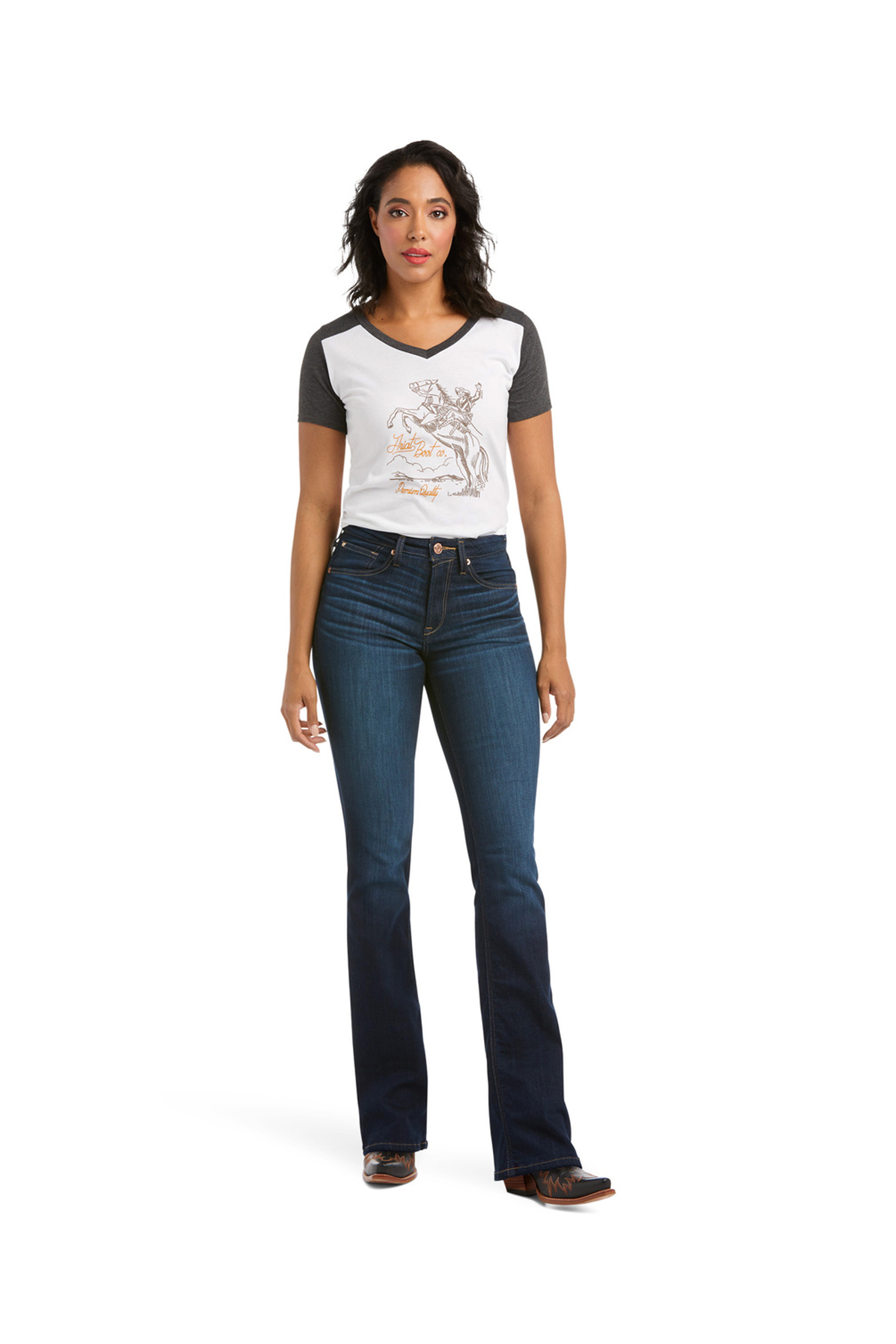 Jeans Ariat Real High Rise Ballary Bootcut da donna