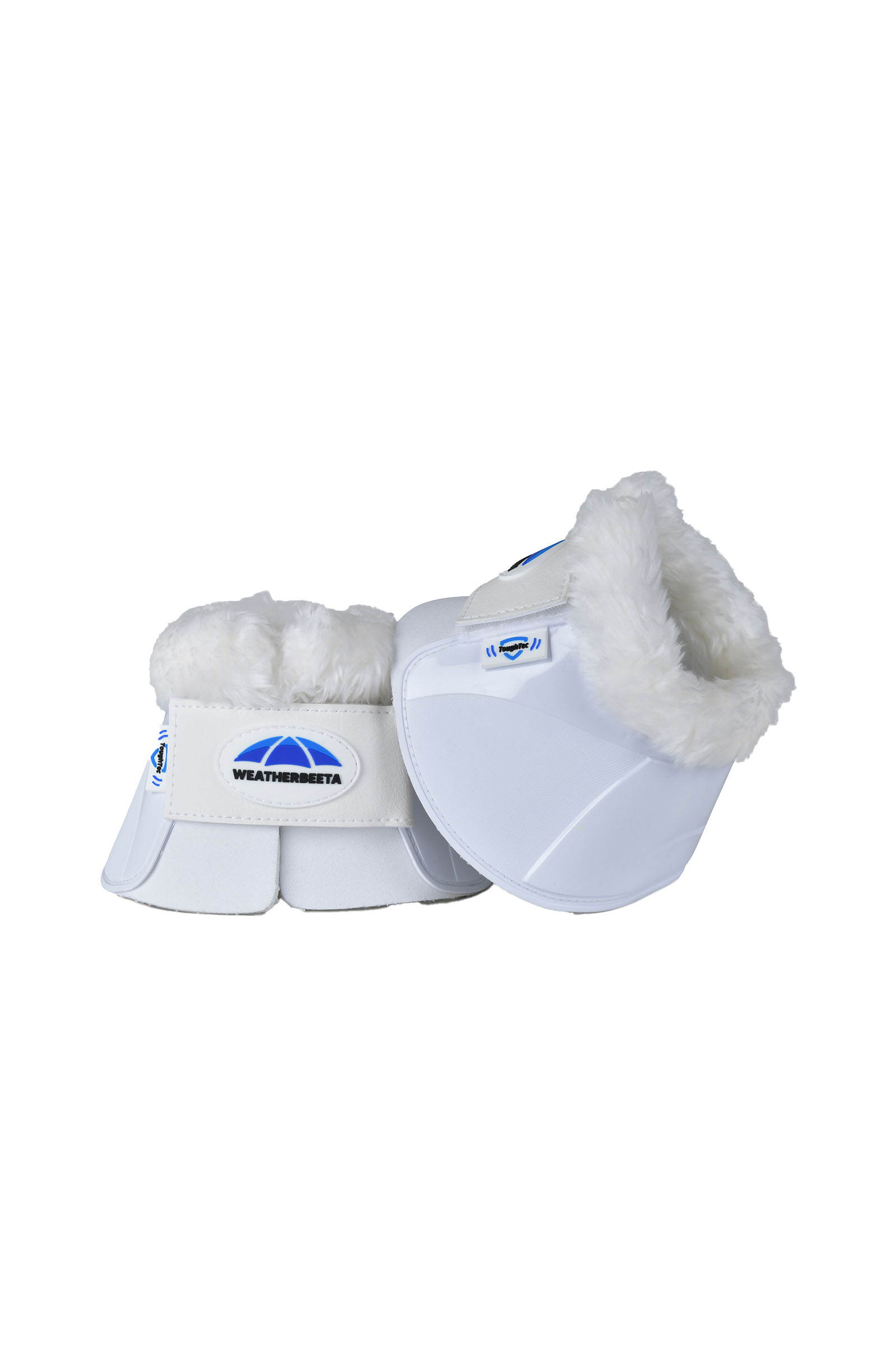 White/White Weatherbeeta Tough-Tec Impact stinchiere con bordo in pile