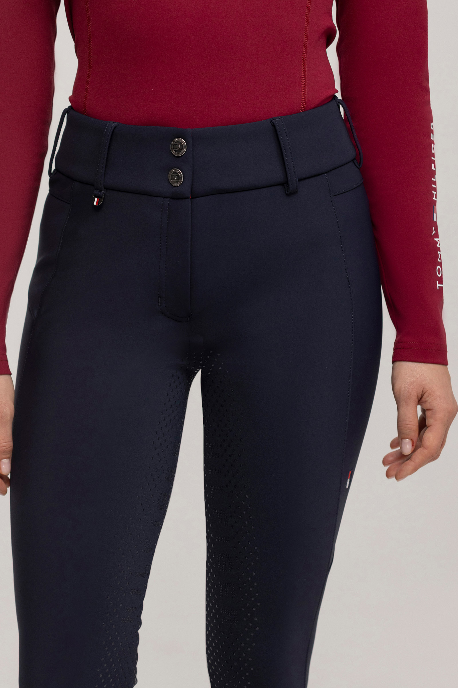 Tommy Hilfiger Equestrian Minnesota Pantaloni Da Equitazione Softshell Donna Con Full Seat