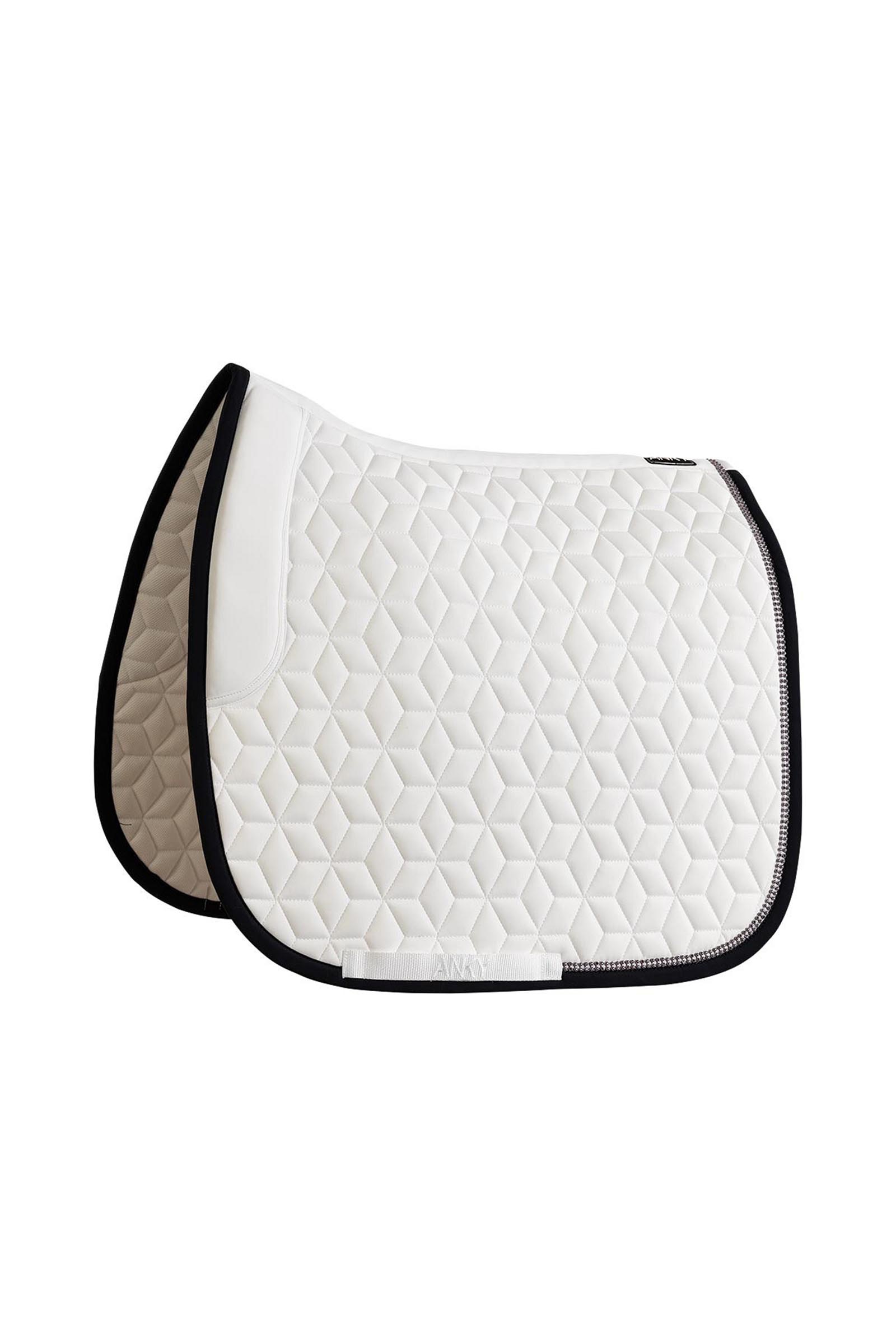 White/Navy ANKY Nylon Concensus Sottosella dressage