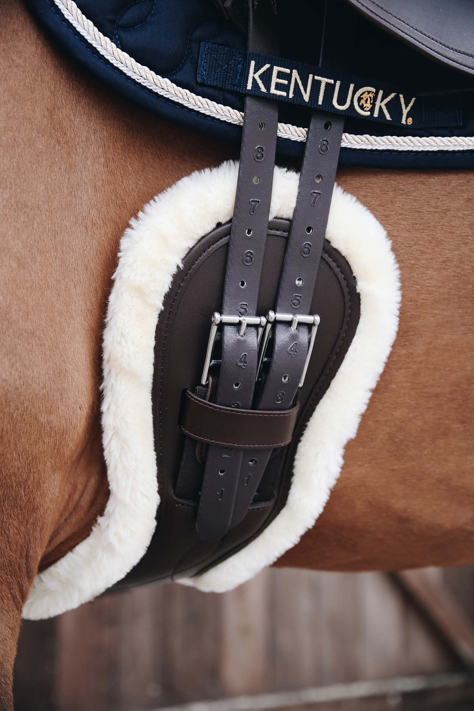 Kentucky Horsewear Sottopancia anatomico in pelle di montone